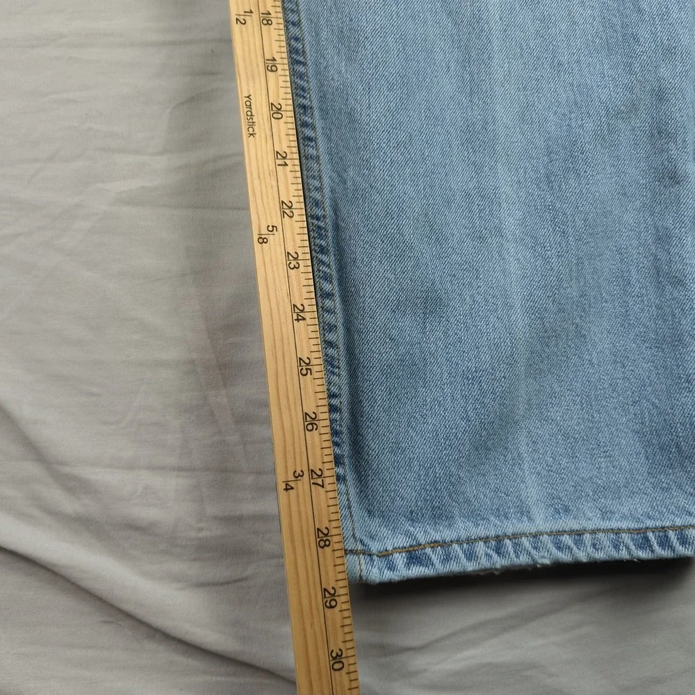 Levis Jeans Mens 38x29 Blue 560‎ Loose Tapered Relaxed Baggy Light Wash